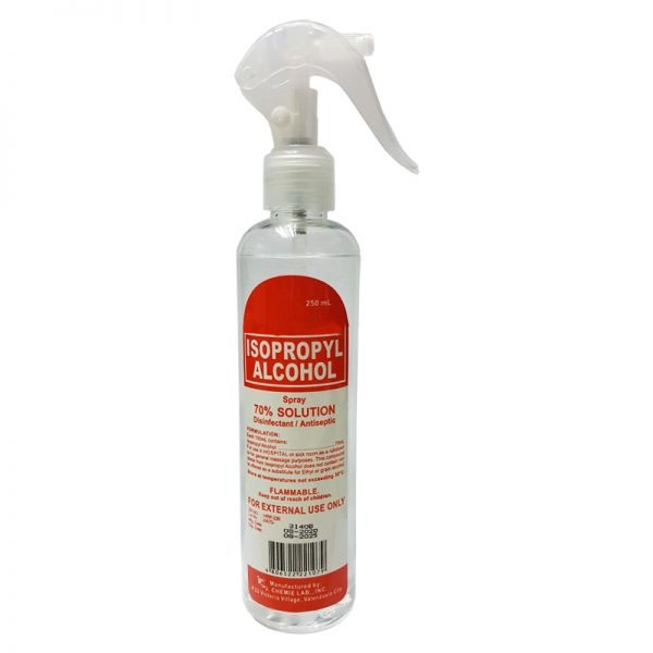 ALCOHOL 250ML J.CHEMIE W SPRAY
