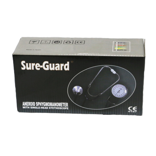 BP Aneroid with Stethoscope Sureguard