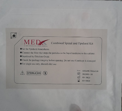 EPIDURAL MEDX G16, G18,,
