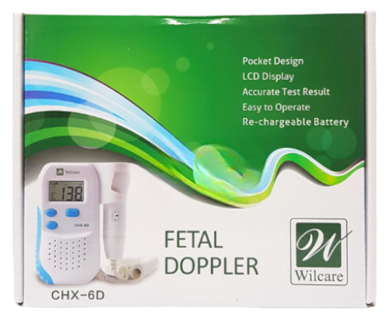 FETAL DOPPLER WILCARE CHX-6D COLORED1