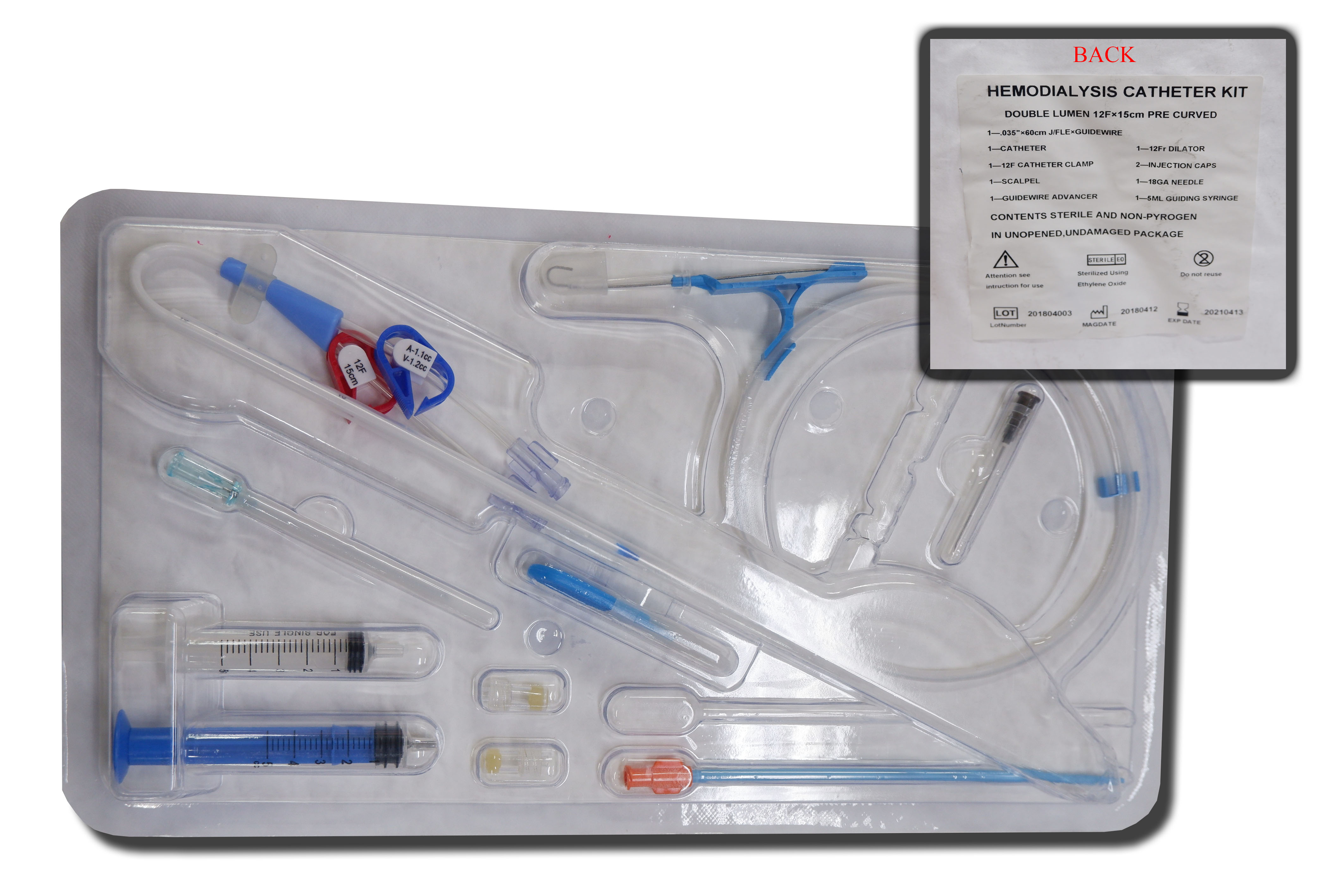 IJ Catheter Hemodialysis Catheter Double