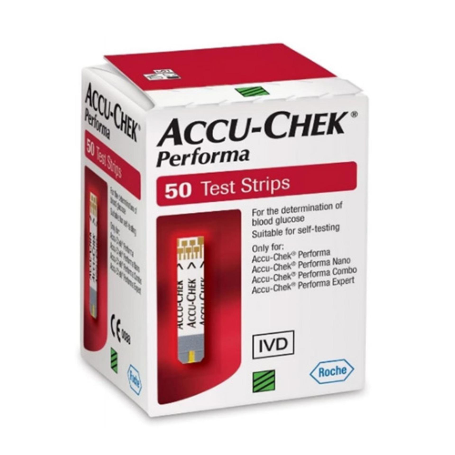 STRIPS ACCU-CHEK PERFORMA 50's