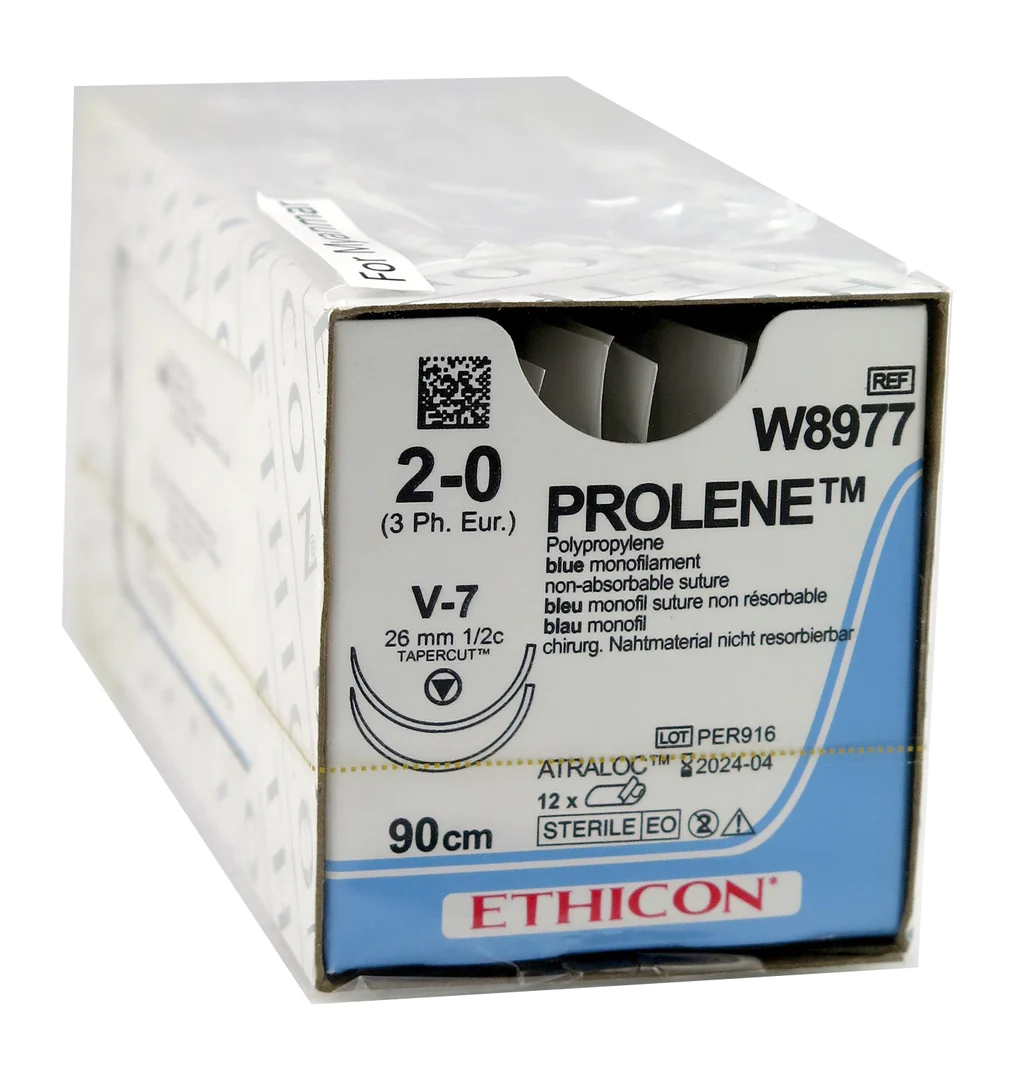 SUTURE PROLENE 1, 2-0 ETHICON RoundCutting