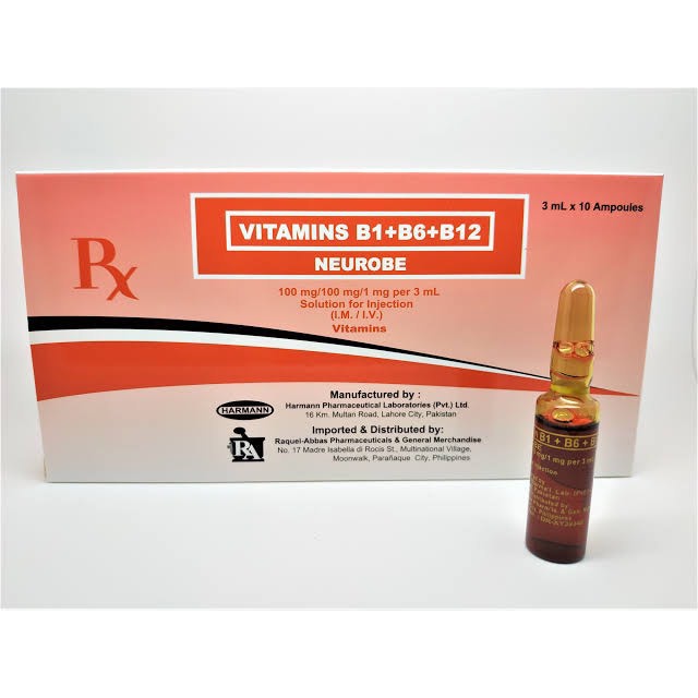 Vitamin B1+B 6+B12 Ampules Neurobe (HARMANN)