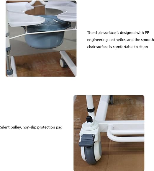 Hydraulic Transfer Chair Commode 4